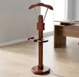 Mahogany Wooden CEO Office Coat Hanger Stand - 5