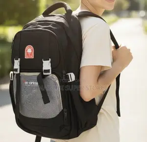Large School Backpack - Multi-Compartment Travel and College Bag