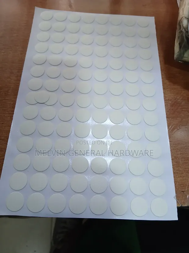 Cream MDF Stickers - 1