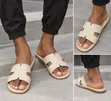 Men's Fendi Style Leather Sandals - 1
