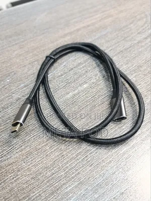 Kebo ya Kupanua ya USB-C Kiume hadi Kike - Nyeusi