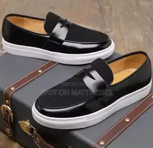 Plain Suede Classic Loafers for Men - 1