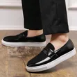 Plain Suede Classic Loafers for Men - 4