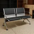 Benchi la Kusubiri la Kliniki la Viti 2 Vilivyotiwa Pedi - 3