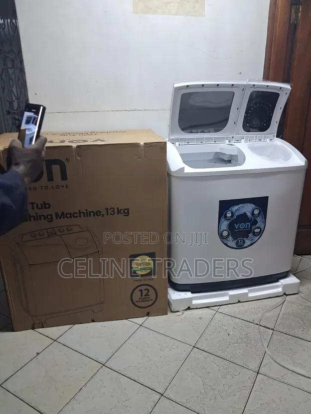 Von Twin Tub Washing Machine ya KG 13 - 1