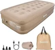 Elevated Inflatable Air Mattress with Built-in Pump - 1