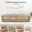 Elevated Inflatable Air Mattress with Built-in Pump - 2