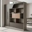 Kabati la Kisasa la Ofisi ya Nyumbani na Mwanga - 1