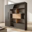 Kabati la Kisasa la Ofisi ya Nyumbani na Mwanga - 4