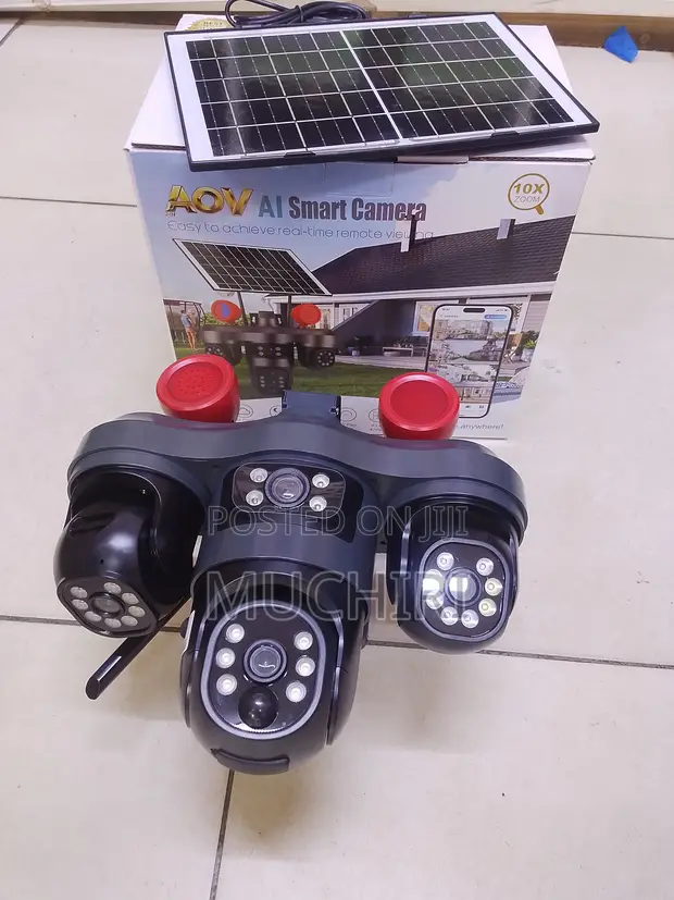 Mfumo wa Kamera za Ulinzi wa Nje wa V380 Pro Lenzi Tatu - 1