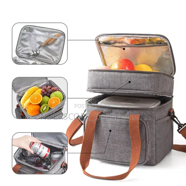 Brivilas Branded 2 Layer Insulated Food Bag - 1
