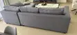 Used Grey Sofa with Throw Pillows - 2