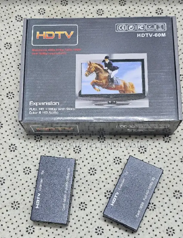 HDMI Extender Over Cat 6 - 60m, Full HD 1080p, 3D - 1