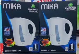 Mika Kettle MKT1005W 1.7L Plastic Cream White