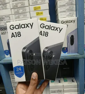 Samsung Galaxy A18 Mpya 128GB Nyeusi