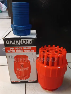 3" (80mm) Polypropylene Foot Valve with Hose Collar