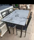 Elegant 4-Seater Dining Table Set - 1