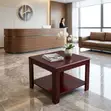 Coffee Table : Square Mahogany Coffee Table - 3