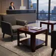 Coffee Table : Square Mahogany Coffee Table - 5