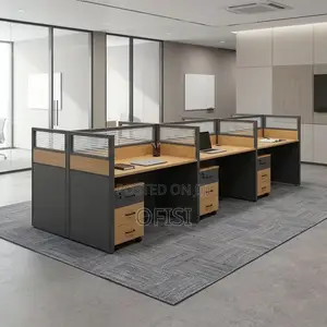 6-Seater Ofisi Workstation Desk