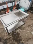 Sink ya Jikoni ya Biashara - Bakuli Moja - 3