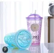600ml Double Wall Acrylic Frost Ice Smoothie Cup - 4