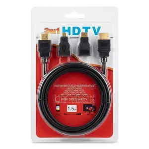 3-in-1 HDMI Adapter Kit - 4K High Speed