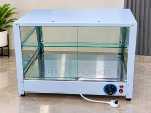 Commercial Electric Food Warmer Glass Display Cabinet
