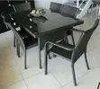 Set ya Samani za Nje za Rattan za Watu 6 - 5