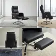 Adjustable Director's Office Chair with Footrest - 2