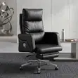 Adjustable Director's Office Chair with Footrest - 4