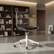Ergonomic Adjustable Clear Dining Chair - 3