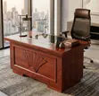 Kifaa cha Ofisi cha Mbao cha Mahogany cha Kawaida cha 1.2m - 4