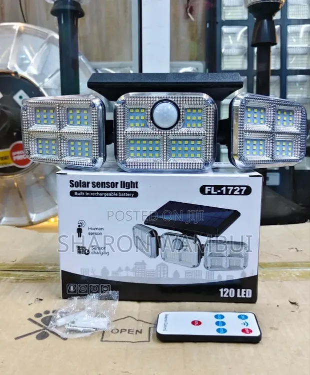 New Solar Sensor Light with Adjustable Heads - 1