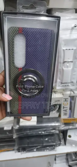 Kifaa cha Samsung Galaxy Z Fold4 cha Carbon Fiber chenye Sumaku