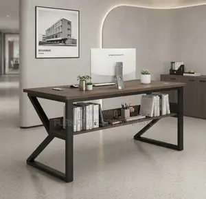 Generic Home Clerical Study Desk - Kahawia