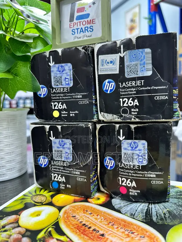 Seti ya Toner ya HP 126A (CE310A) kwa Printa za HP CP1025 - 1