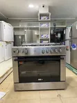 Mika 90x60cm 4+1 Standing Cooker yenye Wok Burner & Turbo Fan - 3