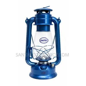 DATES Blue Hurricane Kerosene Lantern