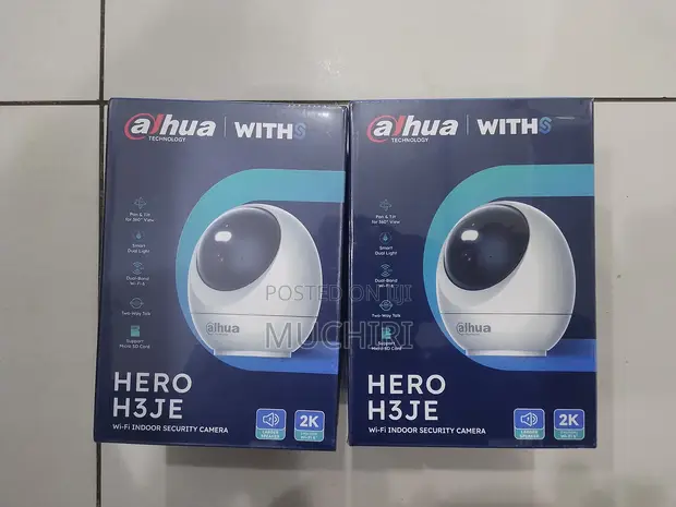 Dahua Hero H3AS 2K Smart Home Security Camera - Wi-Fi 6, 360° View - 1
