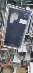 Kava ya Bluu Nyeusi ya PU Leather yenye Sumaku kwa Samsung Galaxy S22 Ultra - 2