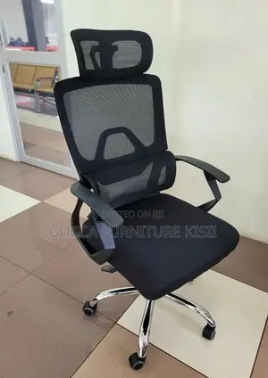 High Back Swivel Chair with Mesh Back Support