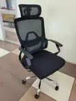 High Back Swivel Chair with Mesh Back Support - 2