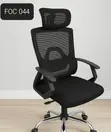 High Back Swivel Chair with Mesh Back Support - 3