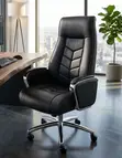 High-Back Leather Executive Office Chair - 2