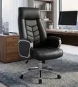 High-Back Leather Executive Office Chair - 4