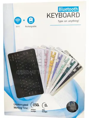 Bluetooth Dual Mode Wireless Keyboard Rechargeable Multi-Device