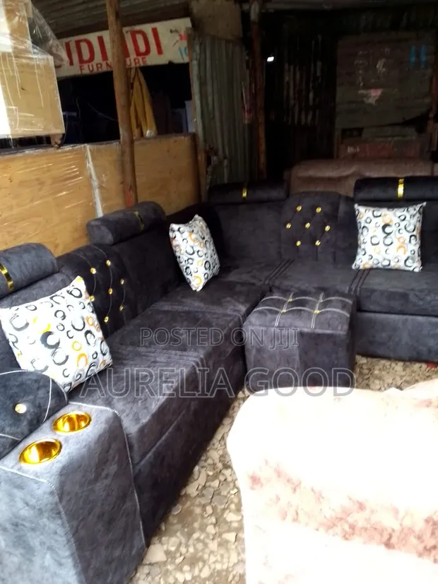 Classic L-Shaped Sofa - Brand New - 1