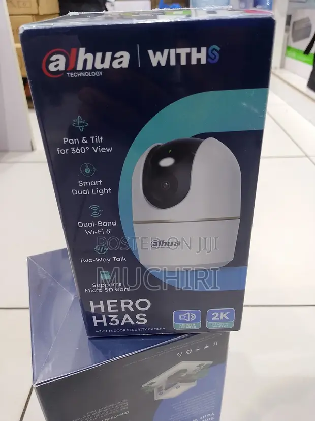 Dahua Hero H3AS 2K Smart Home Security Camera - Wi-Fi 6, 360° View - 1