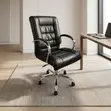 Ergonomic Leather Manager's Office Chair - 1